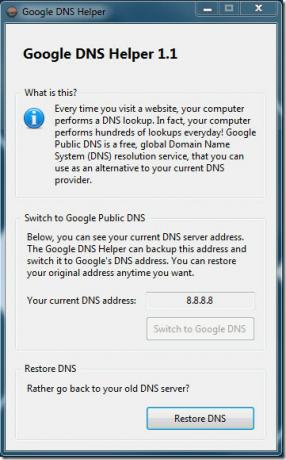 Google DNS Yardımcısı
