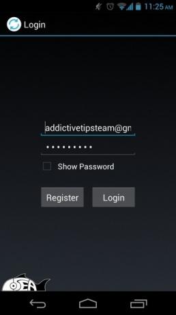 AppSyncer-Android-Войти