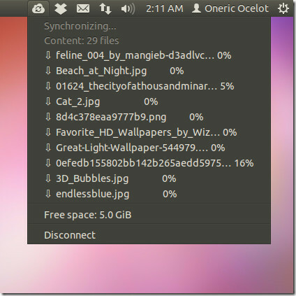 Ubuntu One-indikator