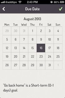 Gotov kalendar za iOS