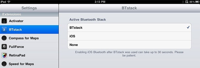 Aktivno-Bluetooth stog-BTstack