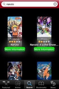 „Anime Doctor“ „iOS“ paieška