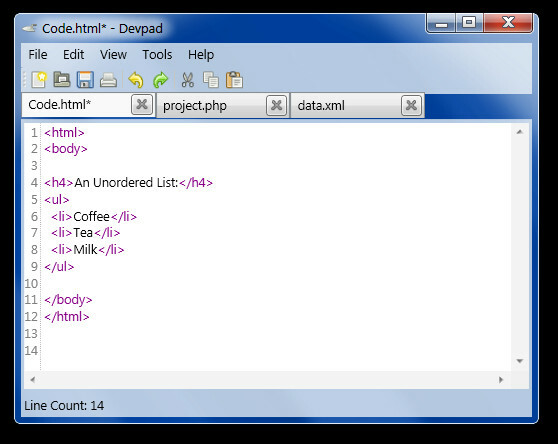 Code.html - Devpad