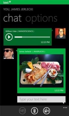 TextPlus WP7 Chat