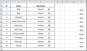 Helyezze be a jelölőnégyzeteket az Excel 2010 programban