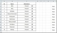 Helyezze be a jelölőnégyzeteket az Excel 2010 programban