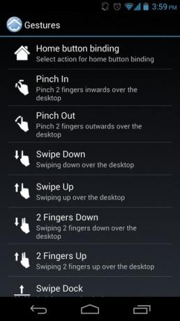 ADW-launcher-Android-kézmozdulatok