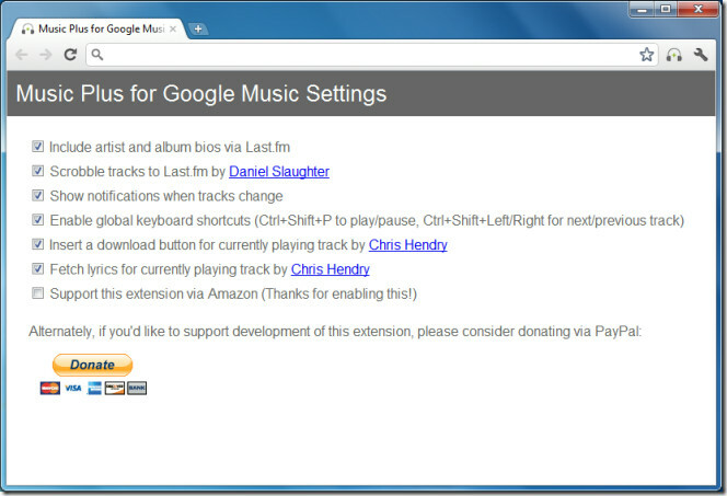 Music Plus για Επιλογές μουσικής Google