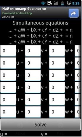 QuickMath-Android-simultanea-Equazioni
