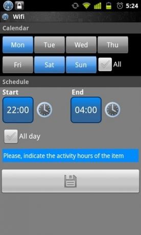 Savienojuma plānotājs-Android-kalendārs