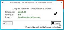 Obtenga permisos de control total para los archivos del sistema de Windows mediante Arrastrar y soltar