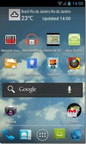 Nastavení Sky-Weather-LWP-Android