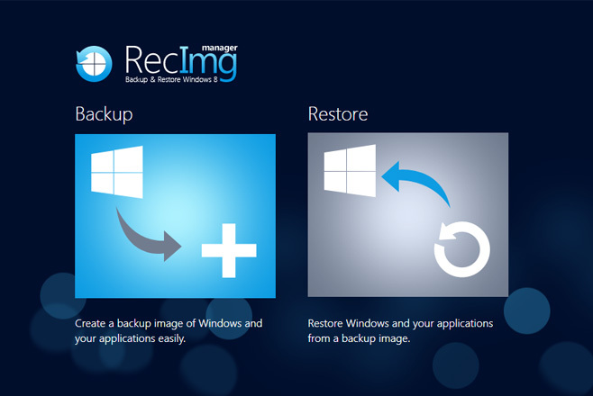 RecImg-sustav Windows