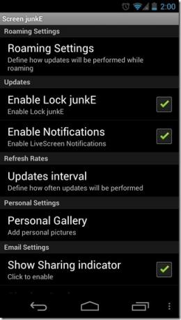 Screen-junkE-Android-innstillinger
