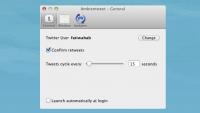 Ambientweet: Intuituve, client de Twitter controlat prin Hotkey pentru Mac