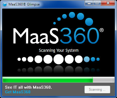 סריקת הצצה של MaaS360®