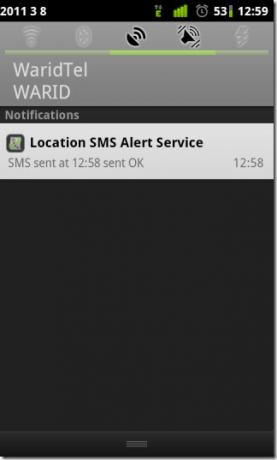 Imcoming-SMS-varsling-Notification