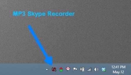 הקלט שיחות Skype_Voice שיחות_ מגש מערכת