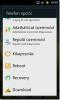 Avancerad kraftmeny för Galaxy S II med CRT och överscroll Glow