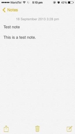 Σημειώσεις iOS 7