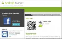 Rādīt Android lietotņu QR kodus Android Market