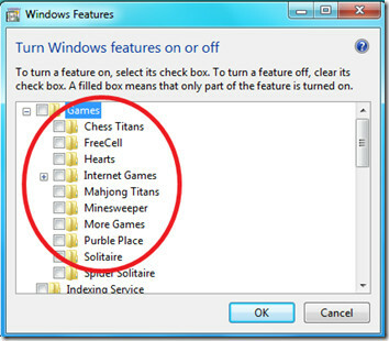 Windows Özellik Windows 7