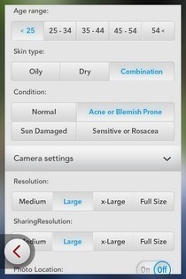 Configuración de iOS de Beauty Box