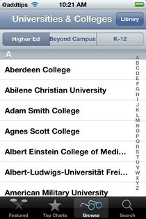 iTunes U-universiteter