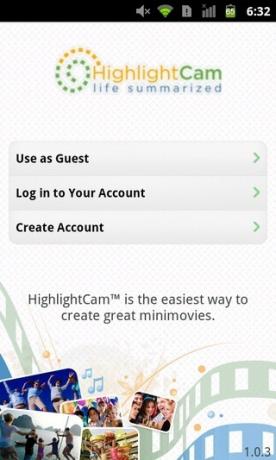 HighlightCam-Social-Android-IOS-Tervetuloa