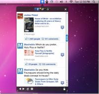 Достъп до Facebook, Twitter и Gmail от лентата с менюта на Mac с Social Lite