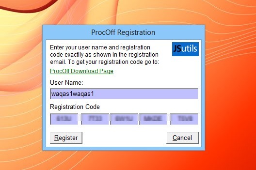 ProcOff_Registrering