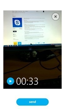 „Skype WP“ vaizdo siuntimas