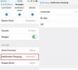 Sådan aktiveres eller deaktiveres gruppemeddelelser med app på iOS 12