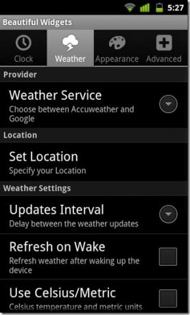 04-Beautiful-Widgets-Android-Free-weather-innstillinger