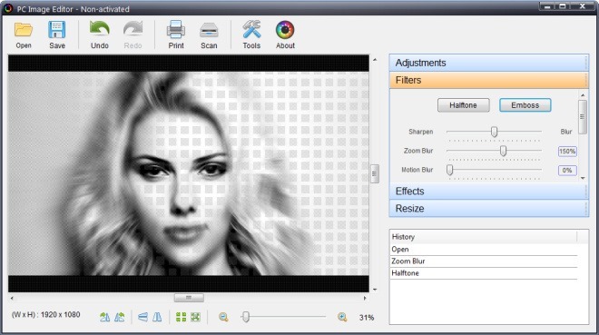 PC Image Editor_Filters
