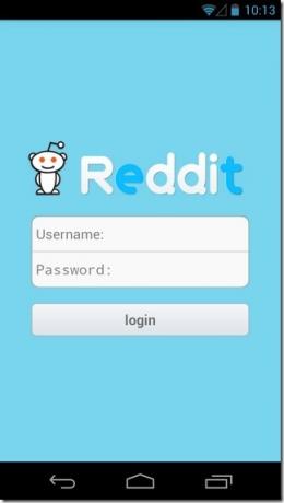 Přihlášení Reddit-ET-Android