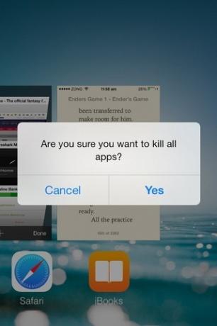 Pročistite iOS Clear Apps