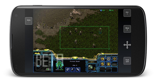 Run-Starcraft-Cezar-III na Android-Winulator
