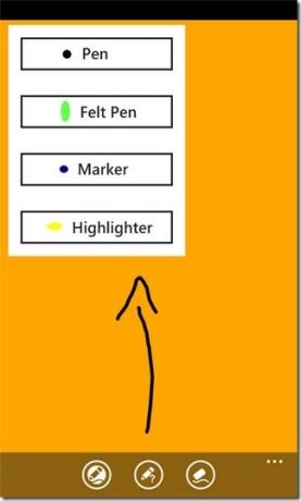 JotPad-kynätyypit