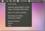 Monitore o uso da CPU, RAM, rede e disco no Ubuntu com o SysPeek