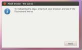 Исправление проблем со вспышкой в ​​Ubuntu с помощью расширенной панели управления Flash