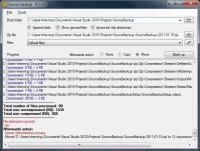 Avota koda failu dublēšana ZIP formātā, izmantojot SourceBackup