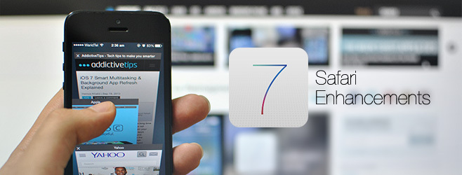 „iOS-7-Safari“ - naujos funkcijos-patobulinimai