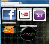 Desktop je dodatak za Firefox za prilagodbu nove stranice kartice