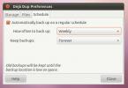 بسهولة النسخ الاحتياطي واستعادة الملفات في Ubuntu Linux مع النسخ الاحتياطي Deja Dup