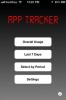 App Tracker visar en grafisk representation av appens användning på iPhone