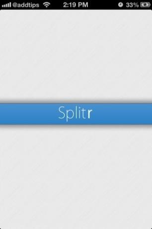 „Splitr iOS“