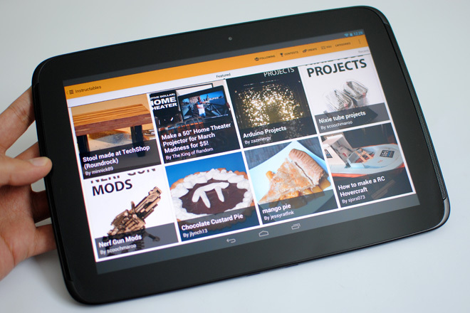 Autodesk-Instructables-Android telefone tablete