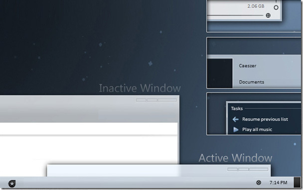 Čistoća-7-Windows 7 Tema
