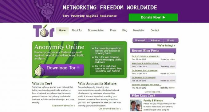 Zajímavé hluboké webové stránky 4 - Tor Browser